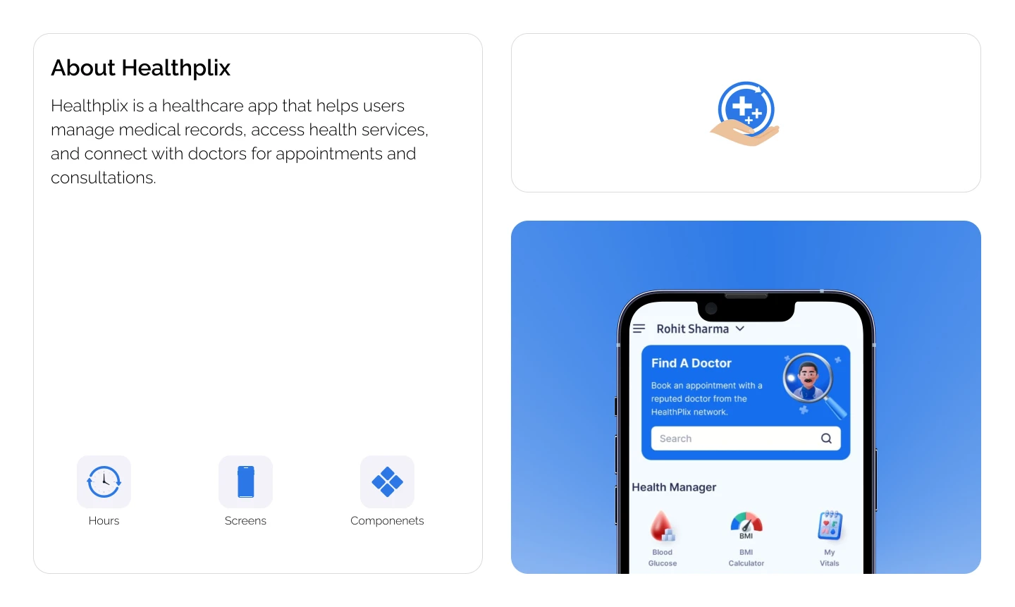 HealthPlix screen 1
