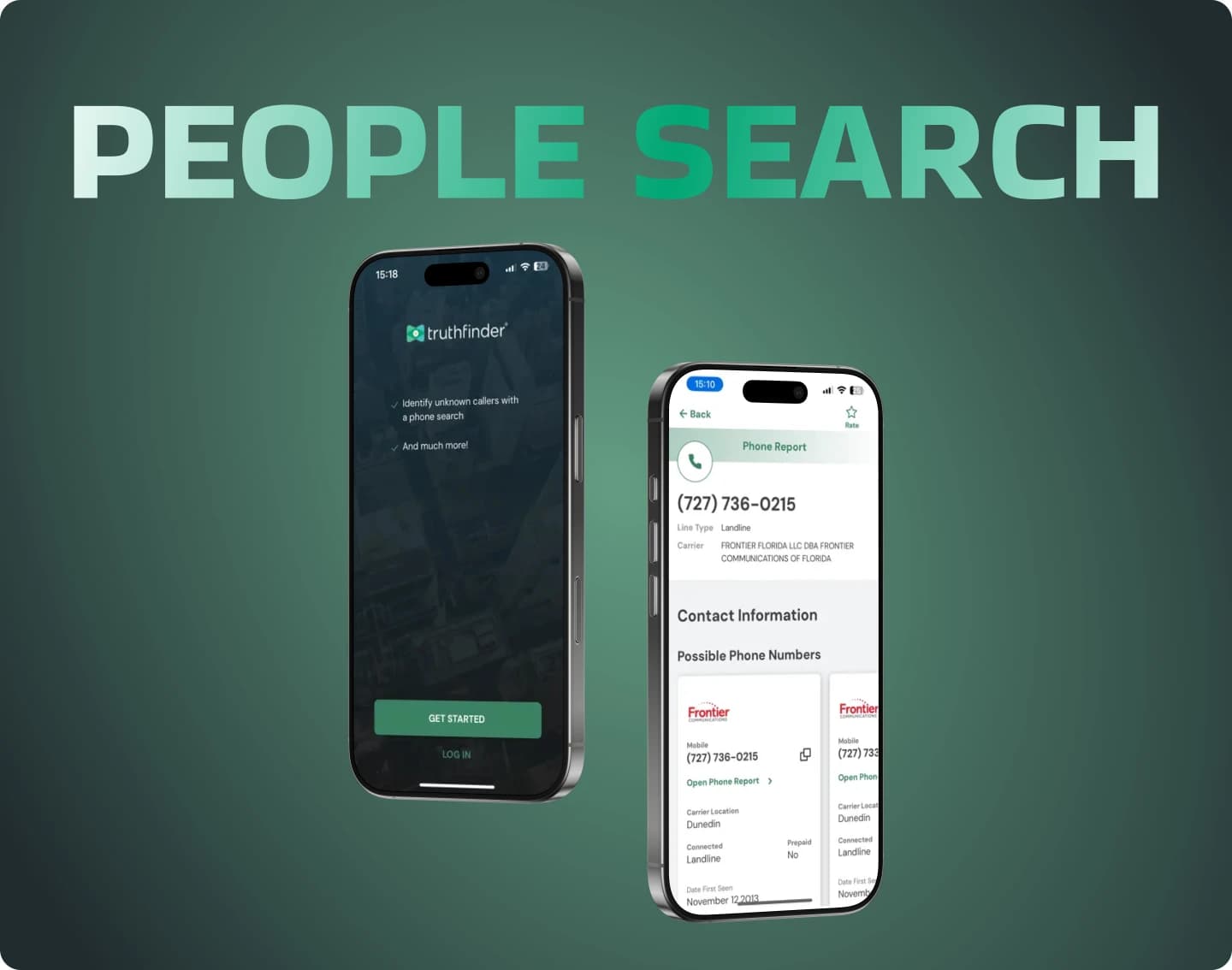 TruthFinder screen 3