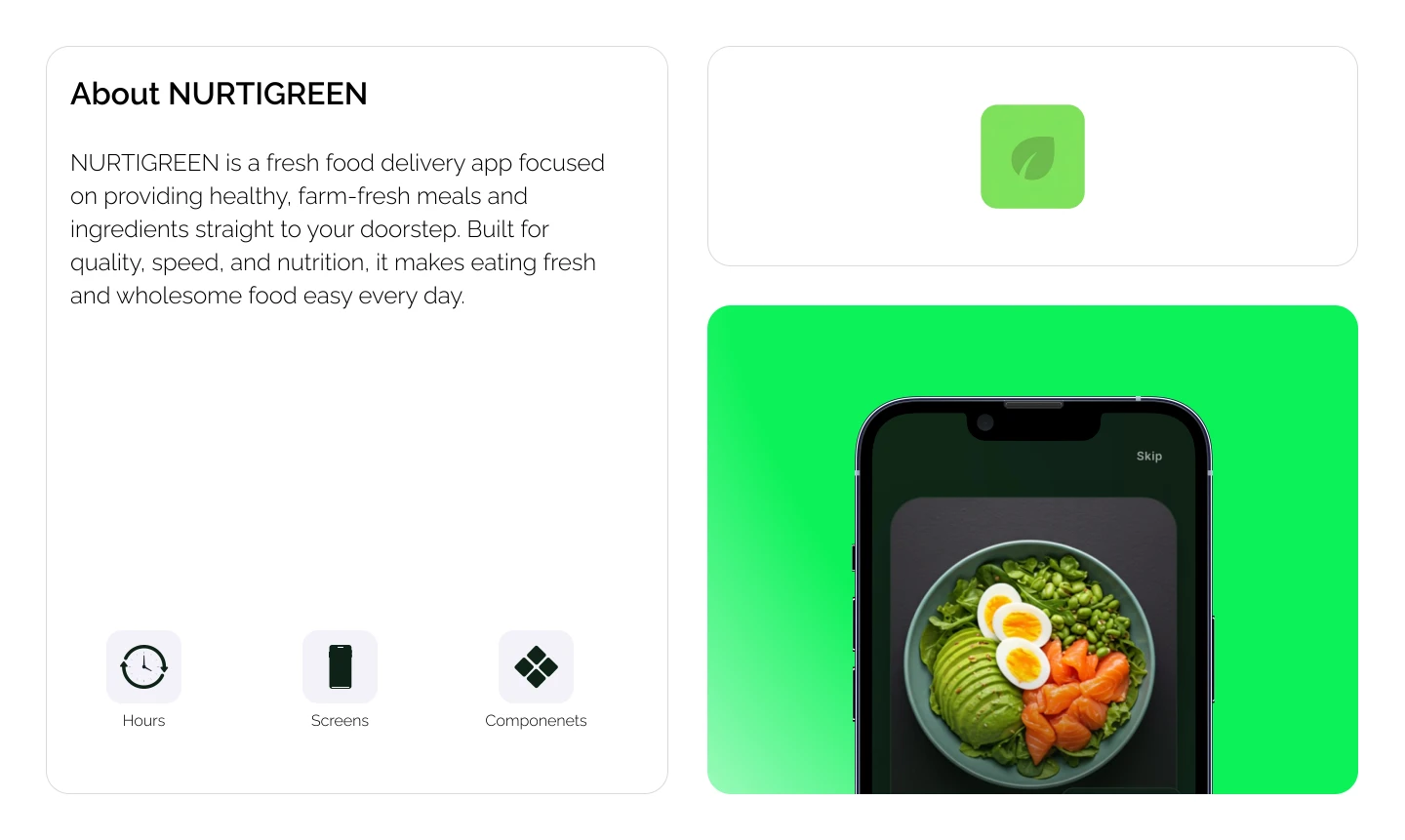 Online Food screen 1